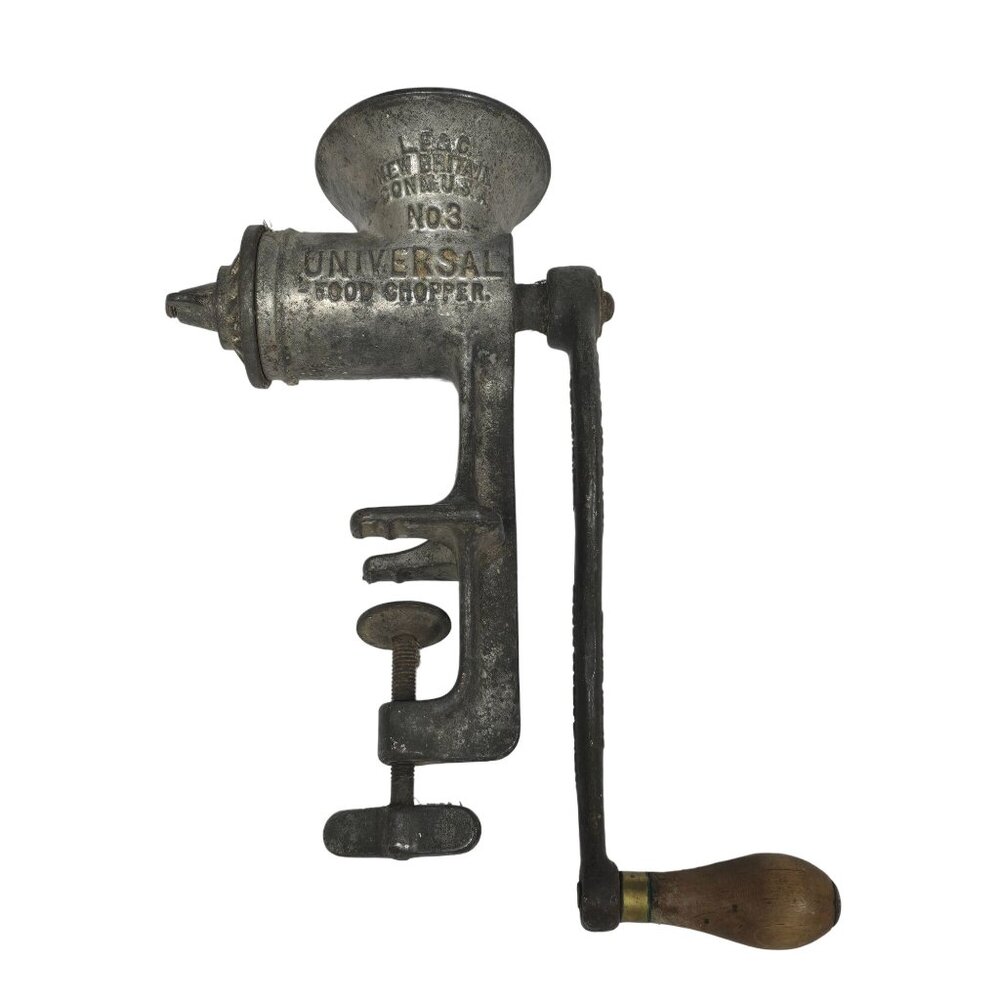 Vintage Universal No.3 Meat Grinder Food Chopper L.F.& C. New Britain Conn. USA